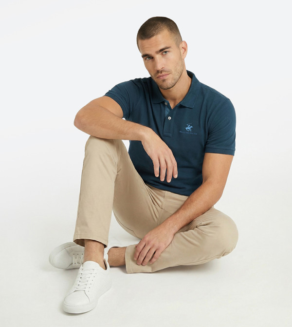 بيفرلي هيلز بولو كلوب ملابس - أزرق مخضر قمصان بولو