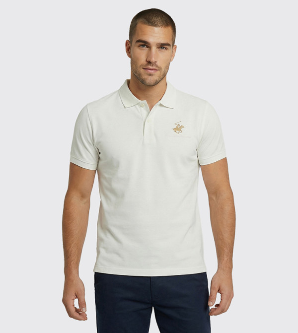 Beverly Hills Polo Club  Clothing - White Polo T-shirts