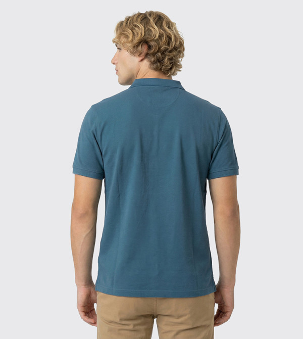 Beverly Hills Polo Club  T-Shirts - Teal Polo T-shirts