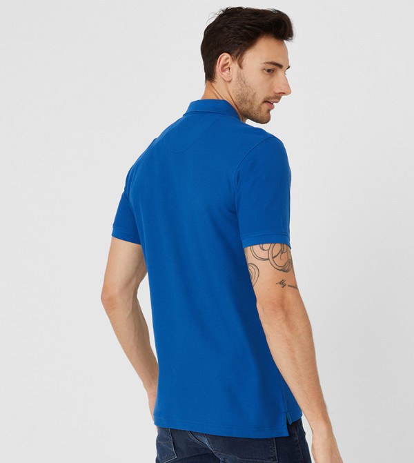 Beverly Hills Polo Club  Clothing - Blue Polo T-shirts