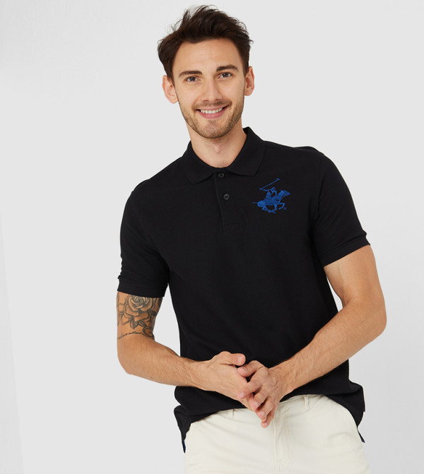 Beverly Hills Polo Club Influencers - Black Polo T-shirts