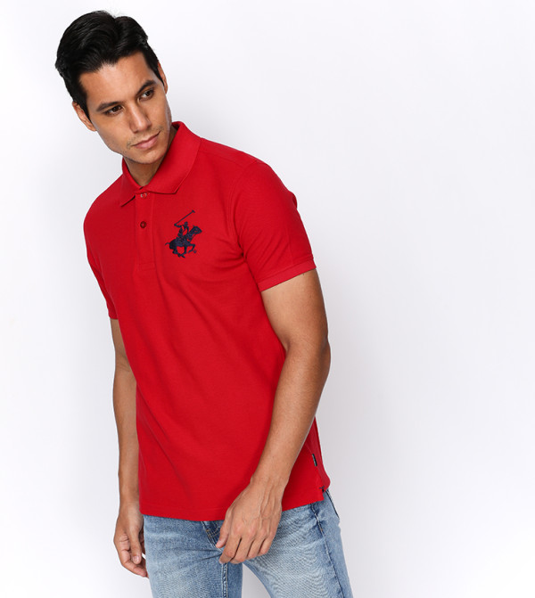 Beverly Hills Polo Club Beverly Hills Polo Club - Red Polo T-shirts