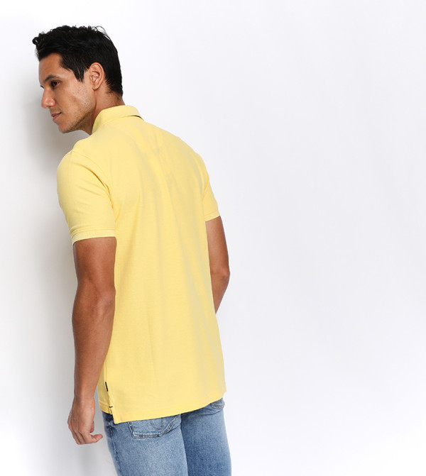 Beverly Hills Polo Club  Clothing - Yellow Polo T-shirts