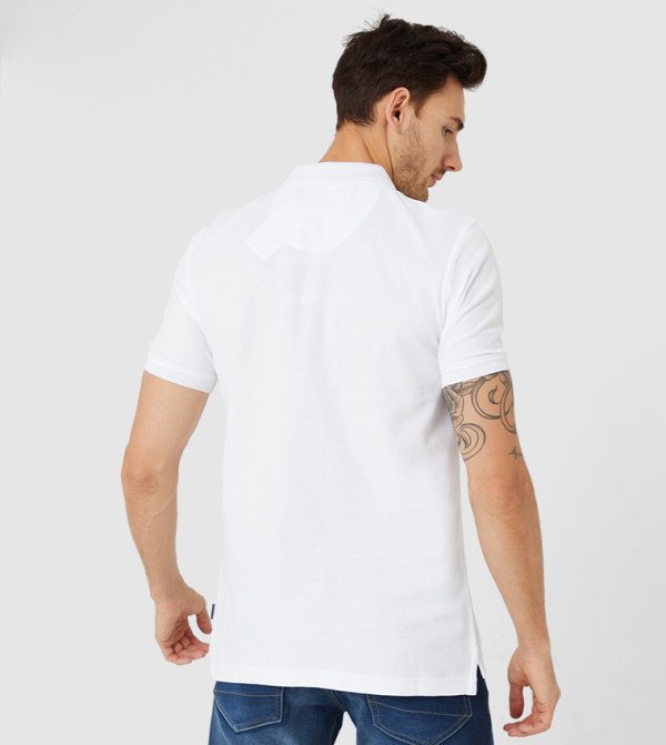 Beverly Hills Polo Club  heat-ready-essentials - White Polo T-shirts