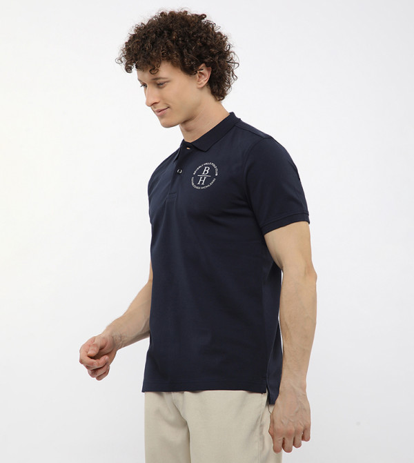 Beverly Hills Polo Club  - Navy Polo T-shirts