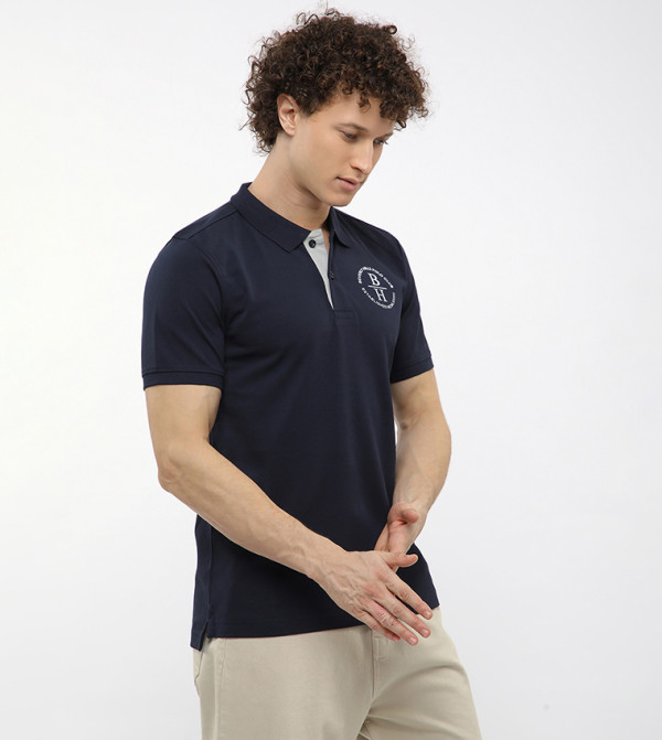 Beverly Hills Polo Club  - Navy Polo T-shirts