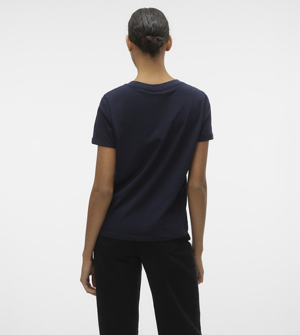 Vero Moda VERO MODA - Navy Short Sleeve T-Shirts