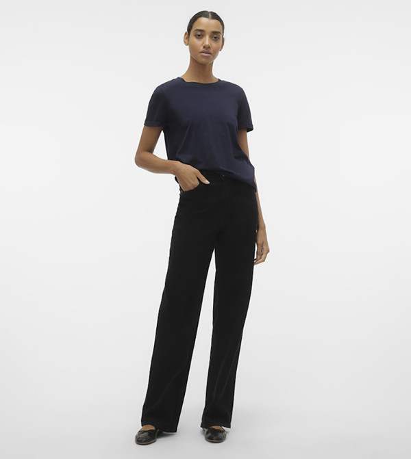 Vero Moda VERO MODA - Navy Short Sleeve T-Shirts
