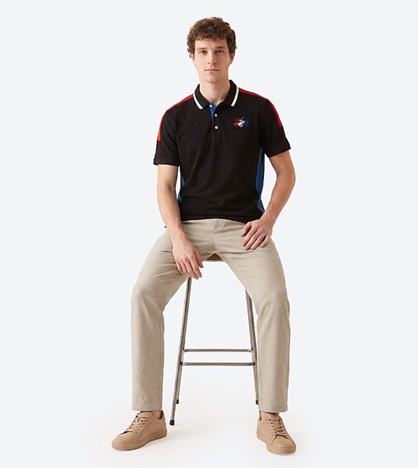 Beverly Hills Polo Club  T-Shirts - BLACK Polo T-shirts