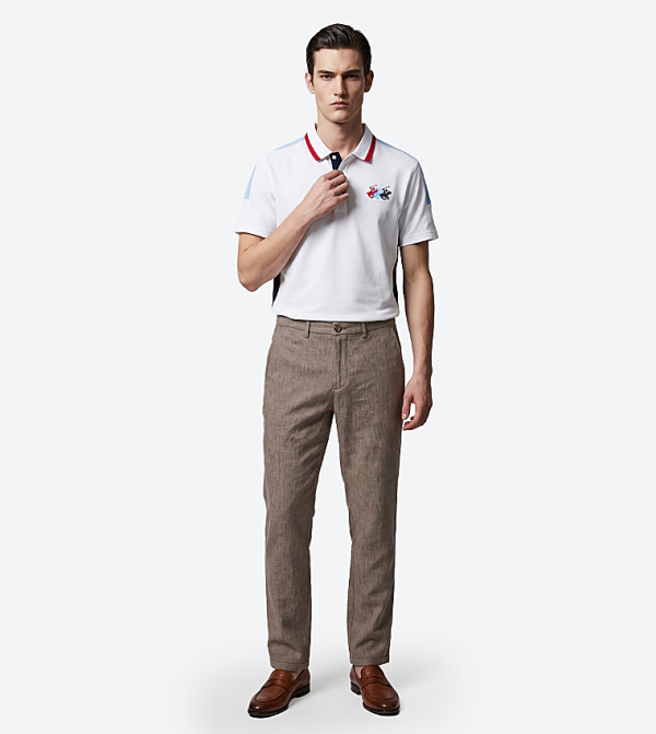 Beverly Hills Polo Club  T-Shirts - White Polo T-shirts