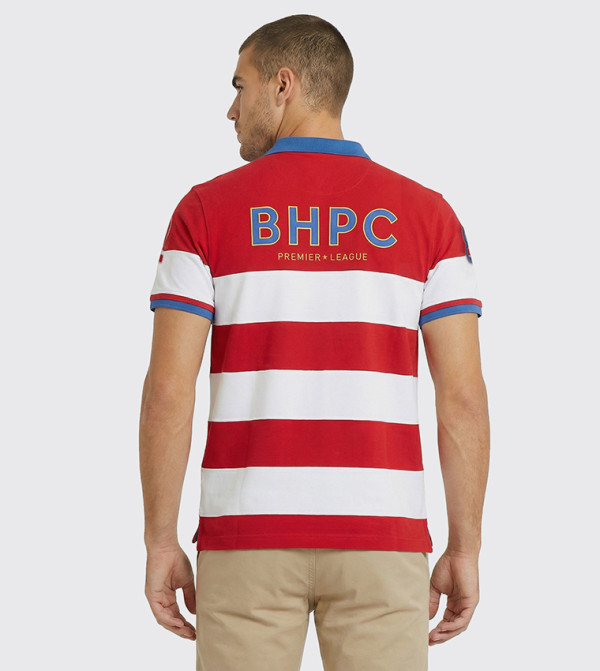 بيفرلي هيلز بولو كلوب  ملابس - أحمر قمصان بولو