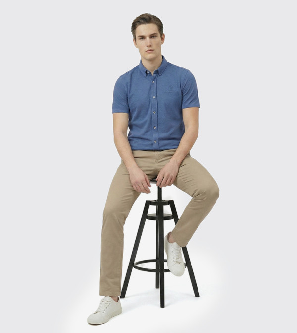 Beverly Hills Polo Club Beverly Hills Polo Club - Blue Short Sleeves