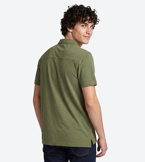 Beverly Hills Polo Club  Short Sleeves - Olive Short Sleeves