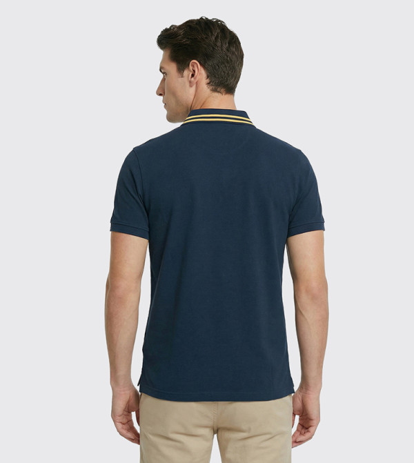 Beverly Hills Polo Club  Clothing - Navy Polo T-shirts
