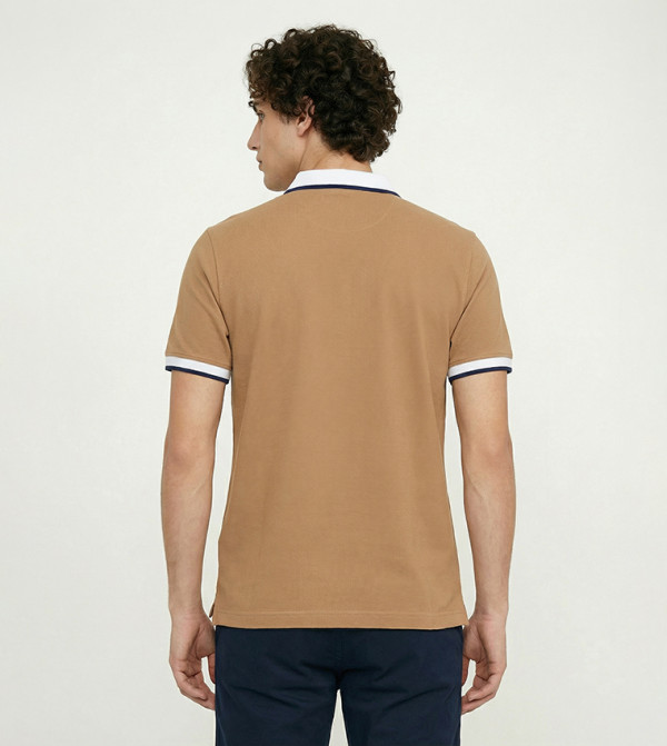 Beverly Hills Polo Club Clothing - Camel Polo T-shirts