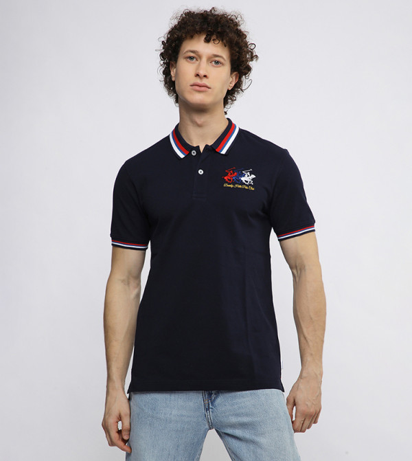 بيفرلي هيلز بولو كلوب  ملابس - كحلي قمصان بولو