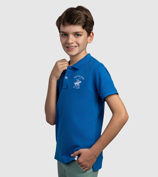 بيفرلي هيلز بولو كلوب  heatwave-ready-k - أزرق T-shirts