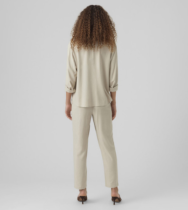 Vero Moda VERO MODA - Beige Casual Pants