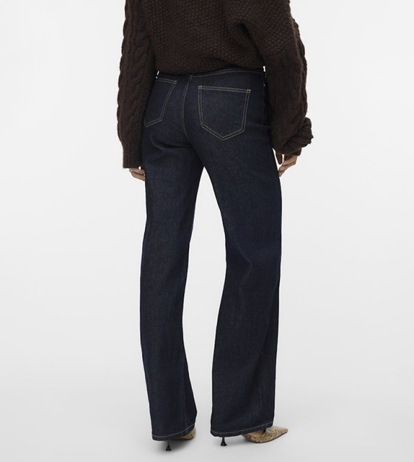 Vero Moda VERO MODA - Navy Wide Leg Jeans