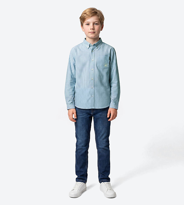 Beverly Hills Polo Club  Shirts - Blue Shirts