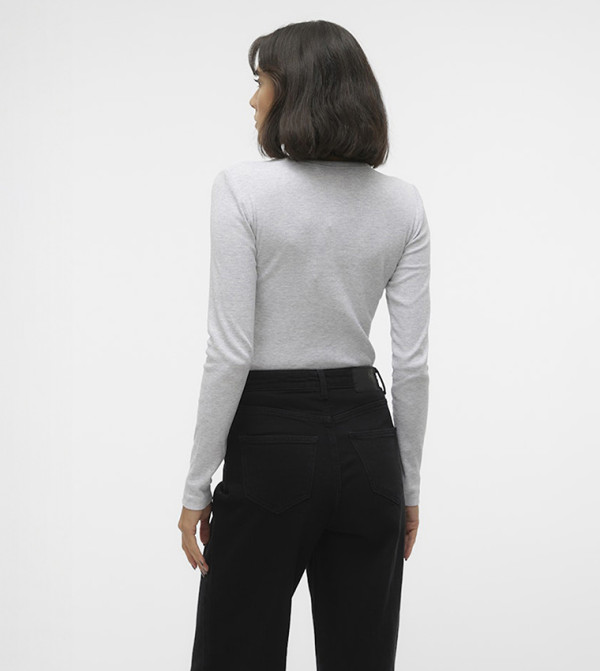 Vero Moda VERO MODA - Grey Casual Tops