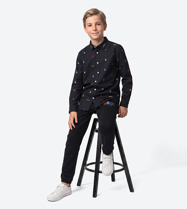 Beverly Hills Polo Club  preppy-layers - NAVY BLUE Shirts