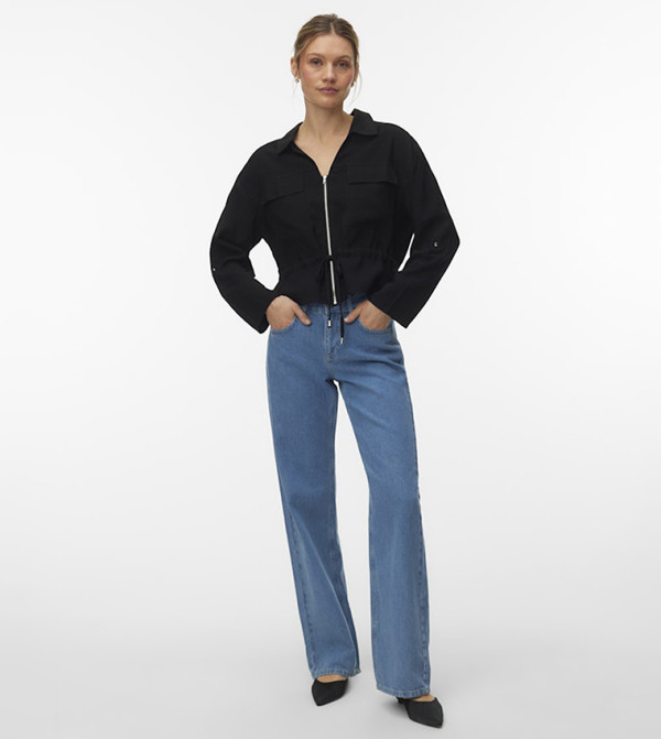 Vero Moda VERO MODA - BLACK Maxi Skirts