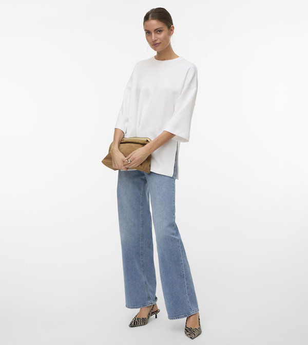 Vero Moda VERO MODA - White Maxi Skirts