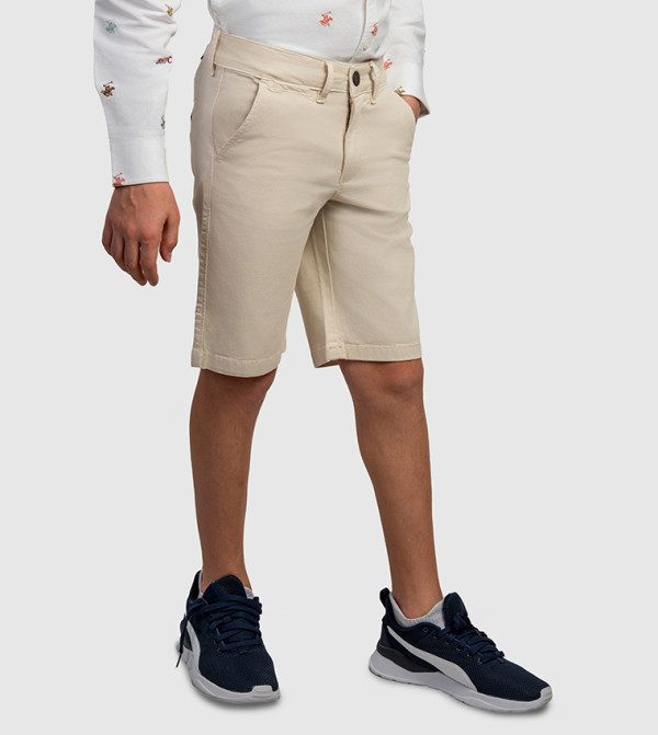 Beverly Hills Polo Club  Shorts - Beige Shorts