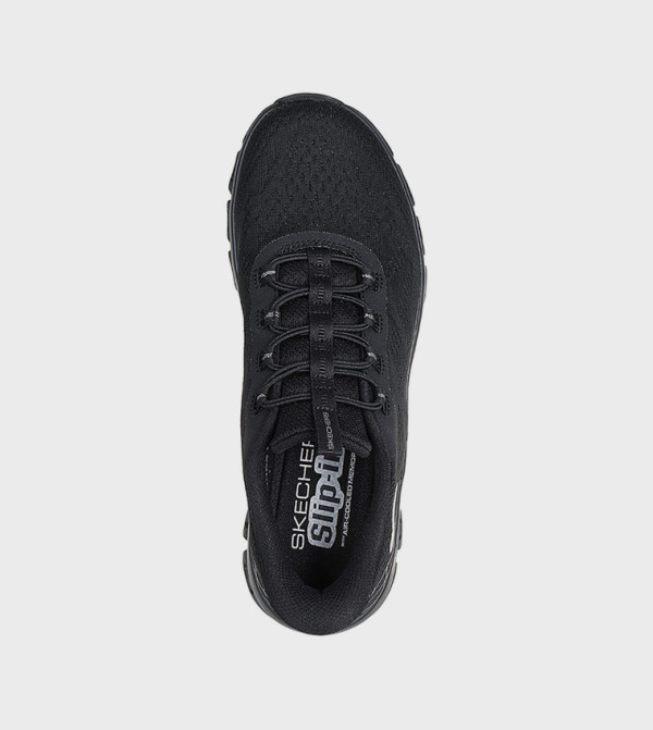 سكيتشرز  Slip-Ons - أسود سهل الارتداء