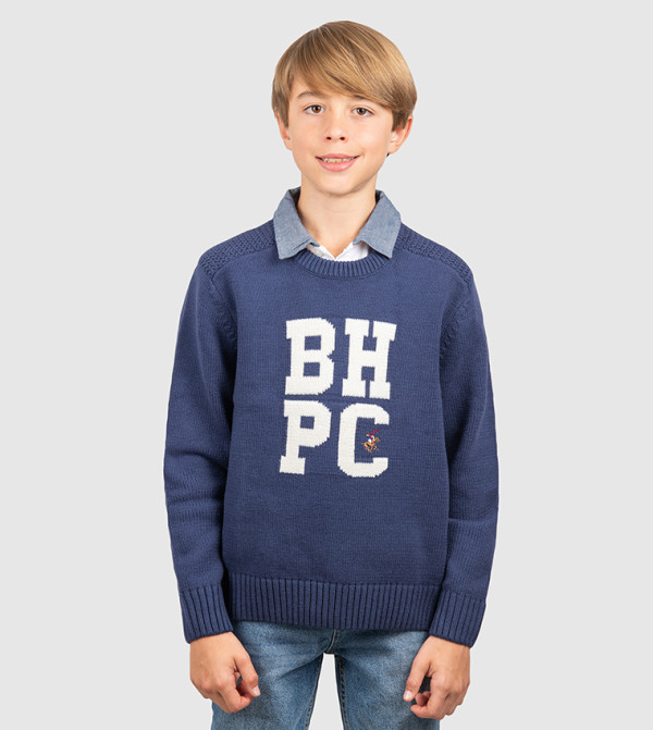 Beverly Hills Polo Club  Winterwear & Outerwear - Navy Sweaters & Cardigans