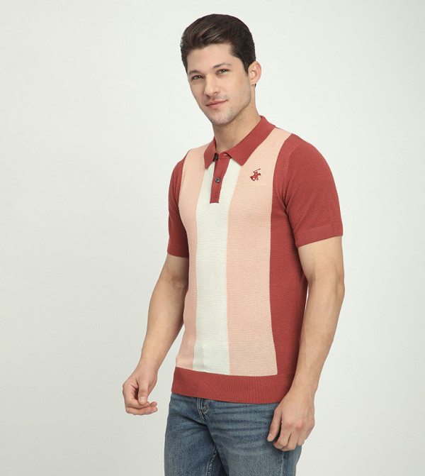 بيفرلي هيلز بولو كلوب striped-society-m - متعدد قمصان بولو