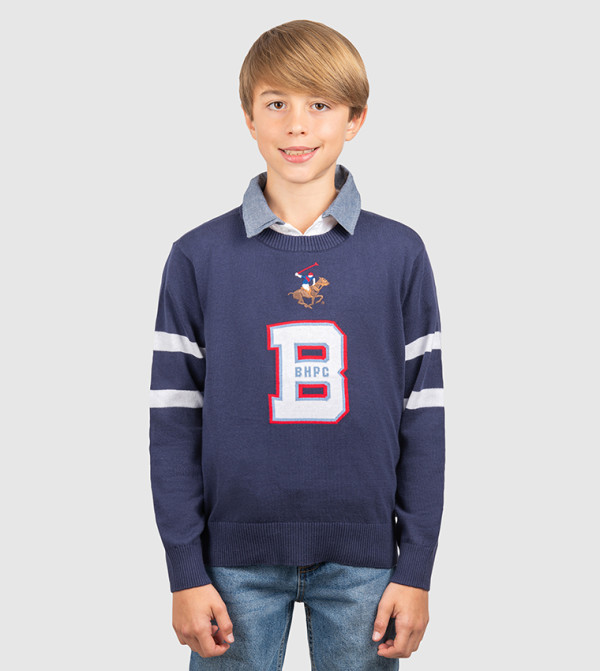 Beverly Hills Polo Club  Winterwear & Outerwear - Navy Sweaters & Cardigans