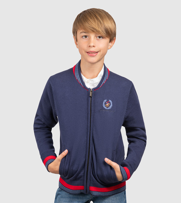 Beverly Hills Polo Club  Winterwear & Outerwear - Navy Sweaters & Cardigans