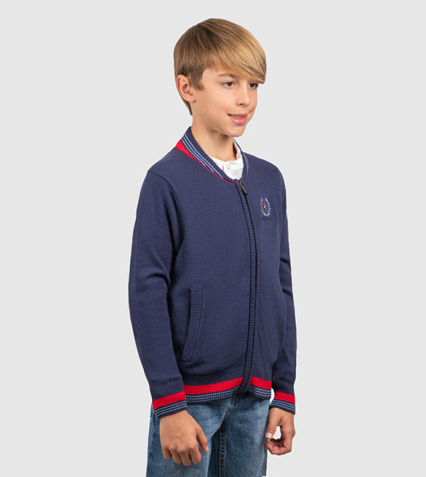 Beverly Hills Polo Club  Winterwear & Outerwear - Navy Sweaters & Cardigans