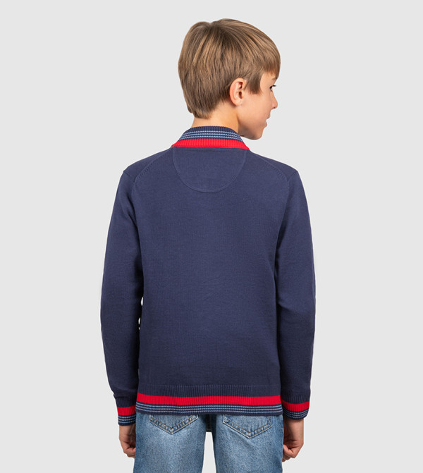 Beverly Hills Polo Club  Winterwear & Outerwear - Navy Sweaters & Cardigans