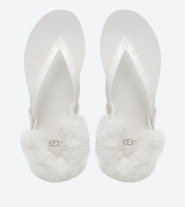 Ugg Ugg - White Flip Flops