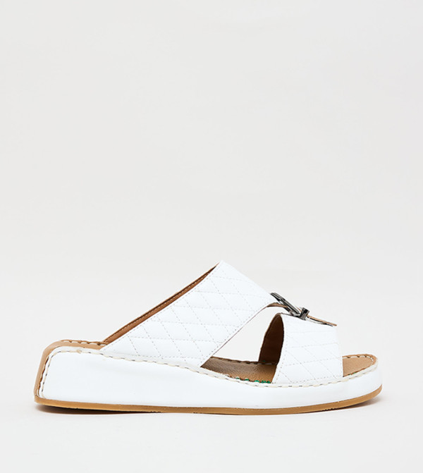 Steve Madden  Flat Sandals - White Flat Sandals