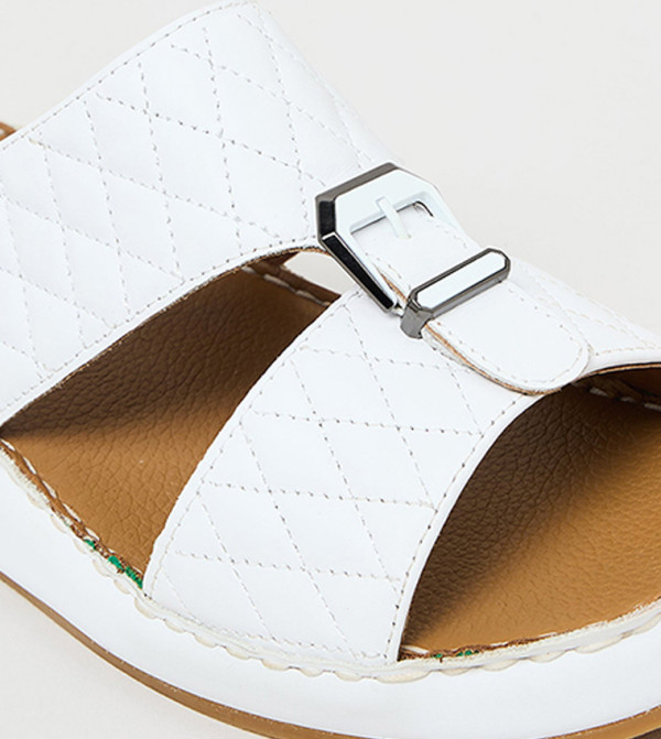 Steve Madden  Flat Sandals - White Flat Sandals