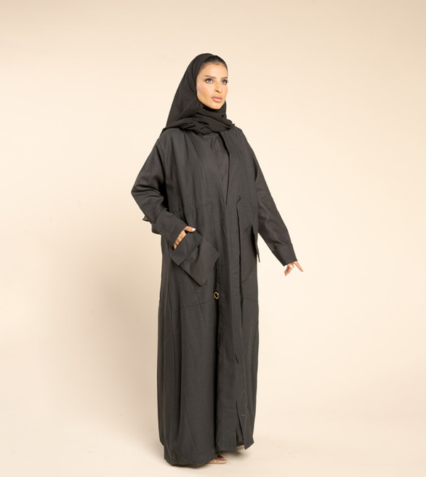 منتشكن عباية - أسود اكسسوارات السفر