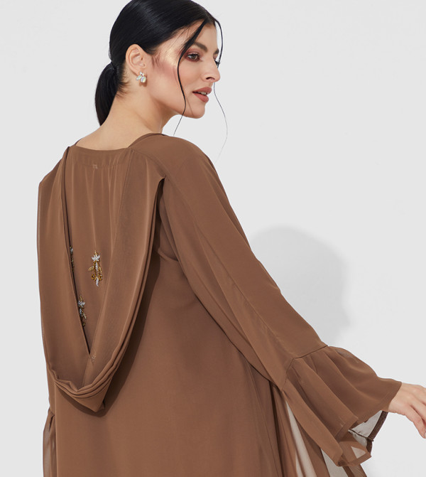 Rosette Abaya Rosette Abaya - Brown Abayas