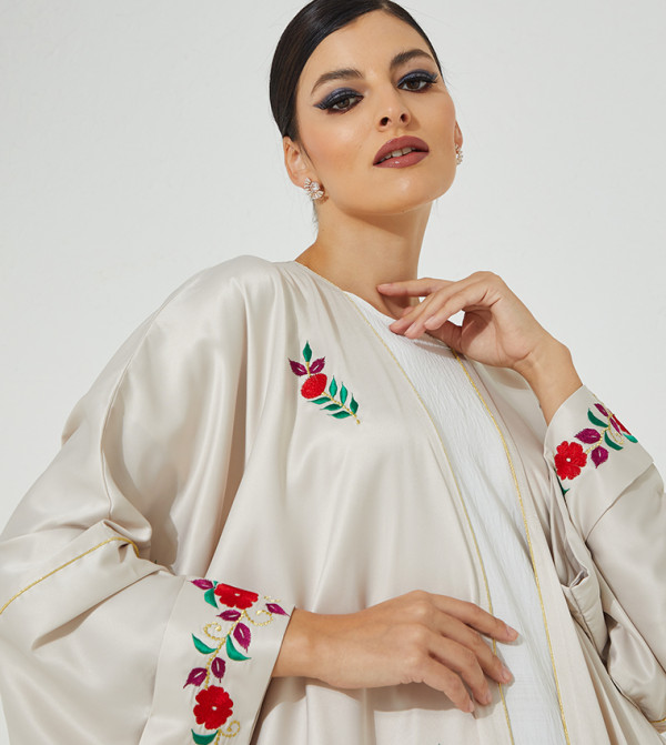 Rosette Abaya Rosette Abaya - Beige Abaya