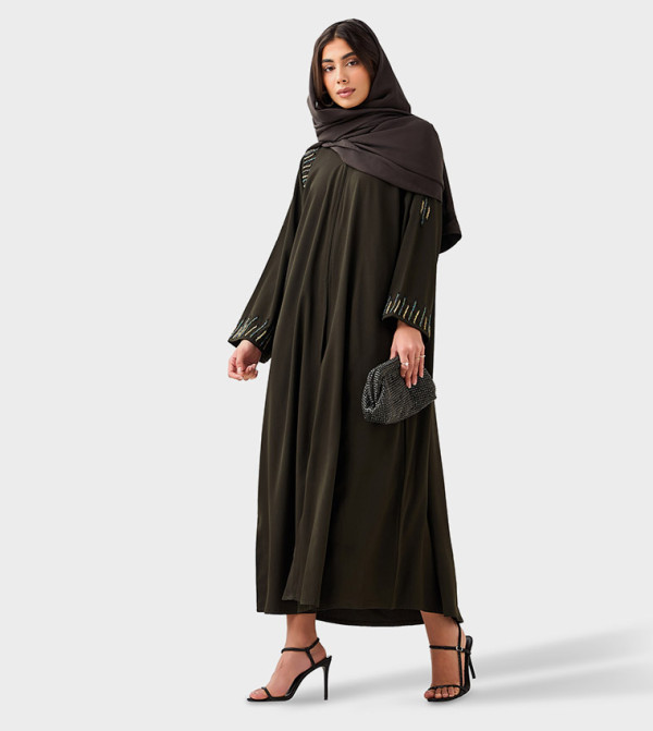 HM  Abayas - Green Abayas