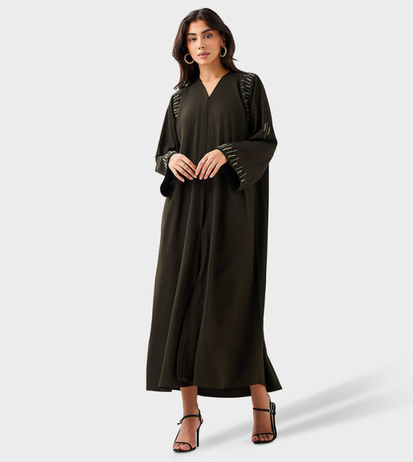 HM  Abayas - Green Abayas