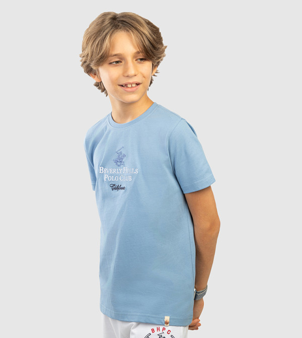 Beverly Hills Polo Club  playtime-picks-k - Blue T-shirts