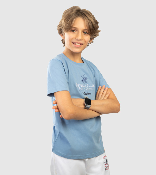Beverly Hills Polo Club  playtime-picks-k - Blue T-shirts