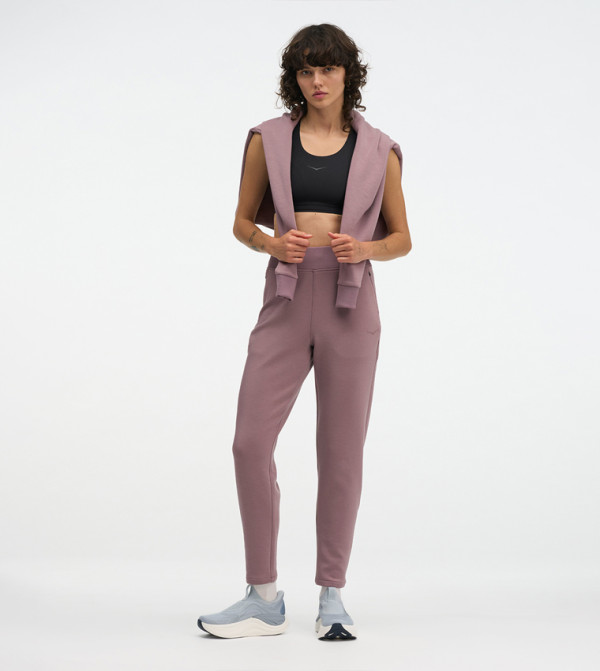 Hoka  Track Pants & Joggers - Mauve Track Pants & Joggers