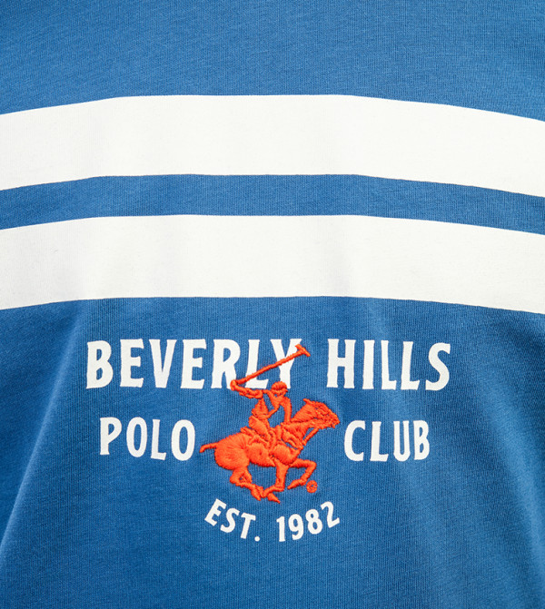 Beverly Hills Polo Club  Clothing - Blue T-shirts
