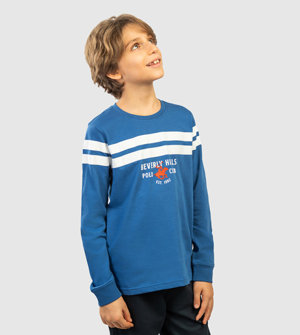 Beverly Hills Polo Club  Clothing - Blue T-shirts
