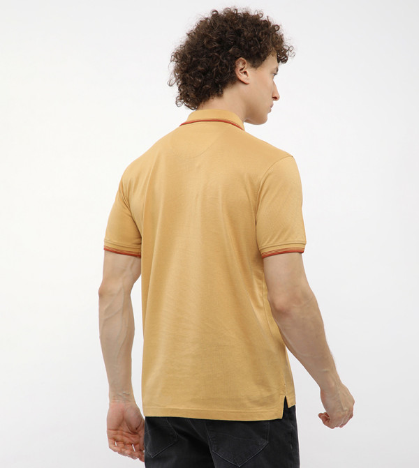 Beverly Hills Polo Club  Clothing - Brown Polo T-shirts